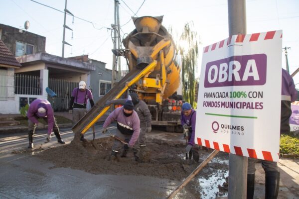Avanza el Plan Municipal de Bacheo en Quilmes Oeste