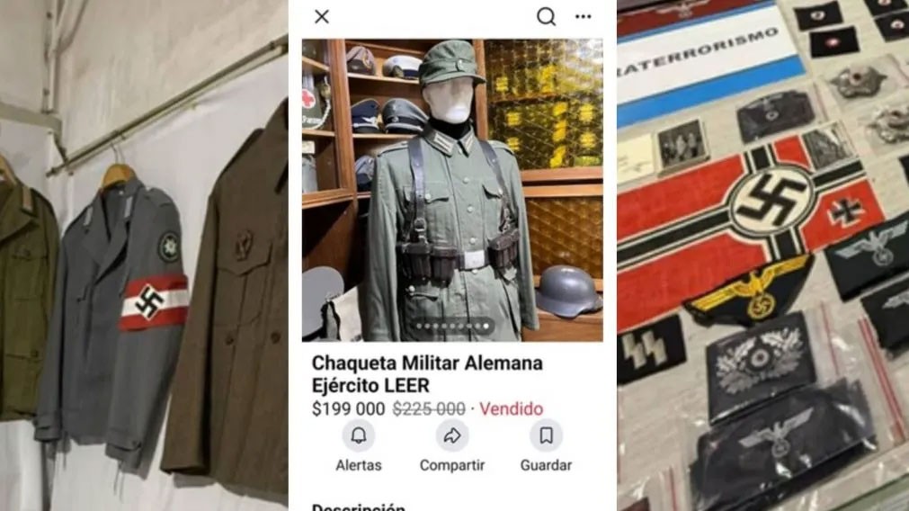Avellaneda: imputan a comerciante por vender uniformes nazis en redes sociales