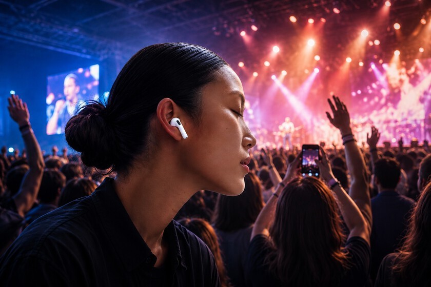 AirPods como tapones en conciertos: ¿funcionan?