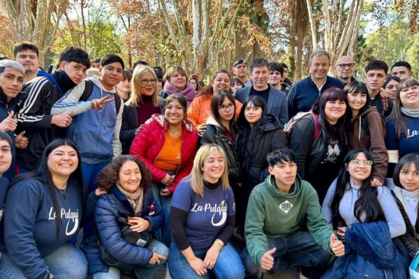 Cascallares y Eichel acompañaron a estudiantes en la "Semana del Futuro"