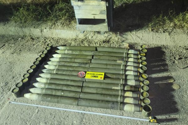 Detonaron 24 granadas antitanque halladas en predio de Monte Grande