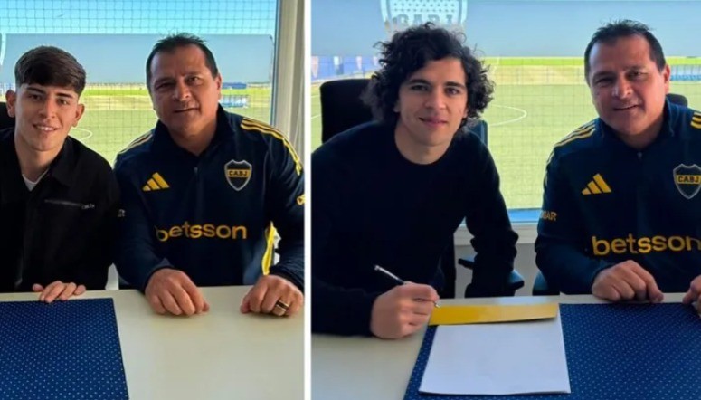 Dos jóvenes de Lomas de Zamora firman primer contrato con Boca Juniors
