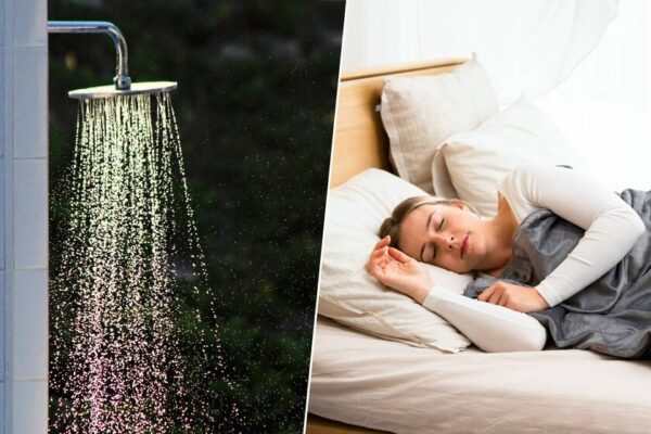 Ducharse con agua fría antes de dormir durante calor es error