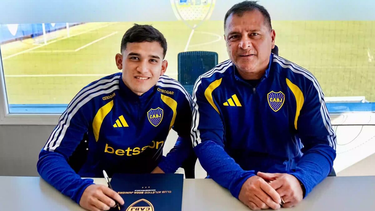 Boca prolonga contrato de Dylan Gorosito hasta 2030