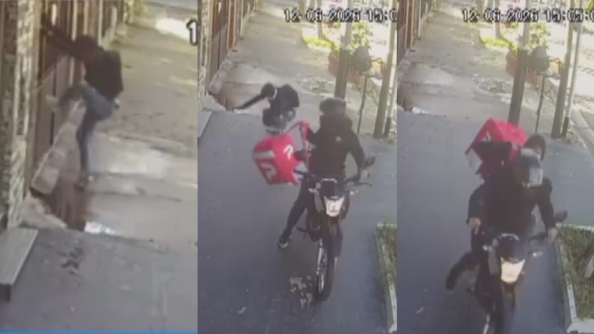 Delincuente disfrazado de repartidor roba 30 mil dólares en Avellaneda