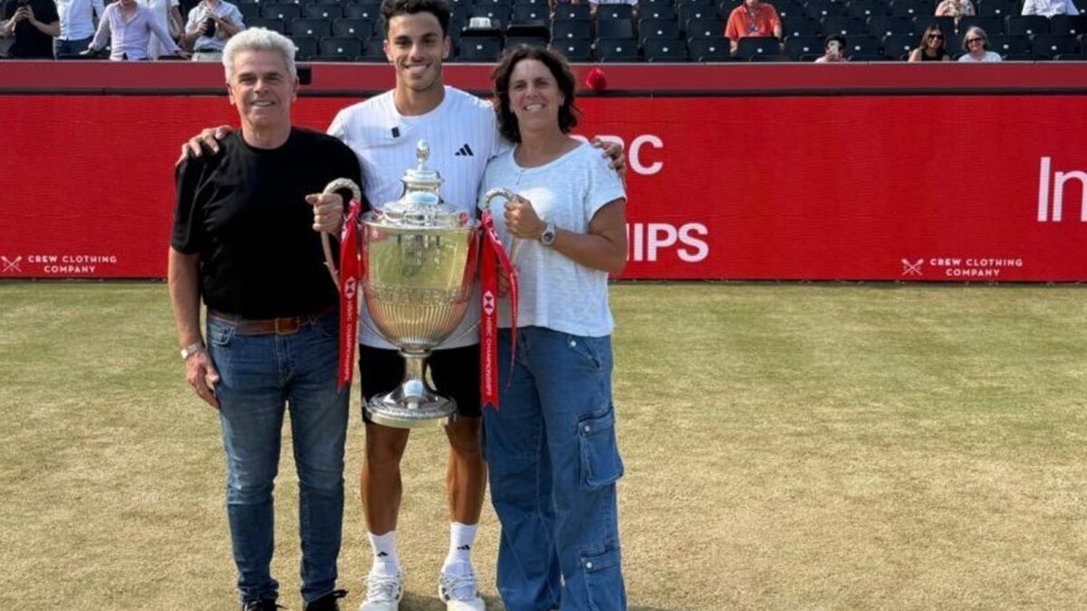 Cerúndolo ganó Wimbledon y su padre viajó por 36 años