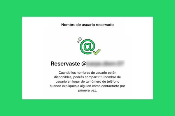 Cómo reservar nombre de usuario en WhatsApp y el obstáculo que encontré