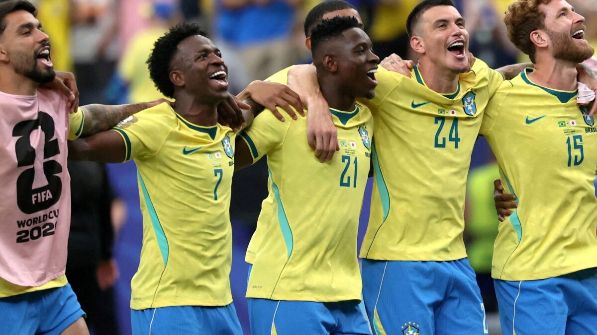 Japón se quedó a un gol de hacer historia, pero Brasil se quedó con el empate en octavos