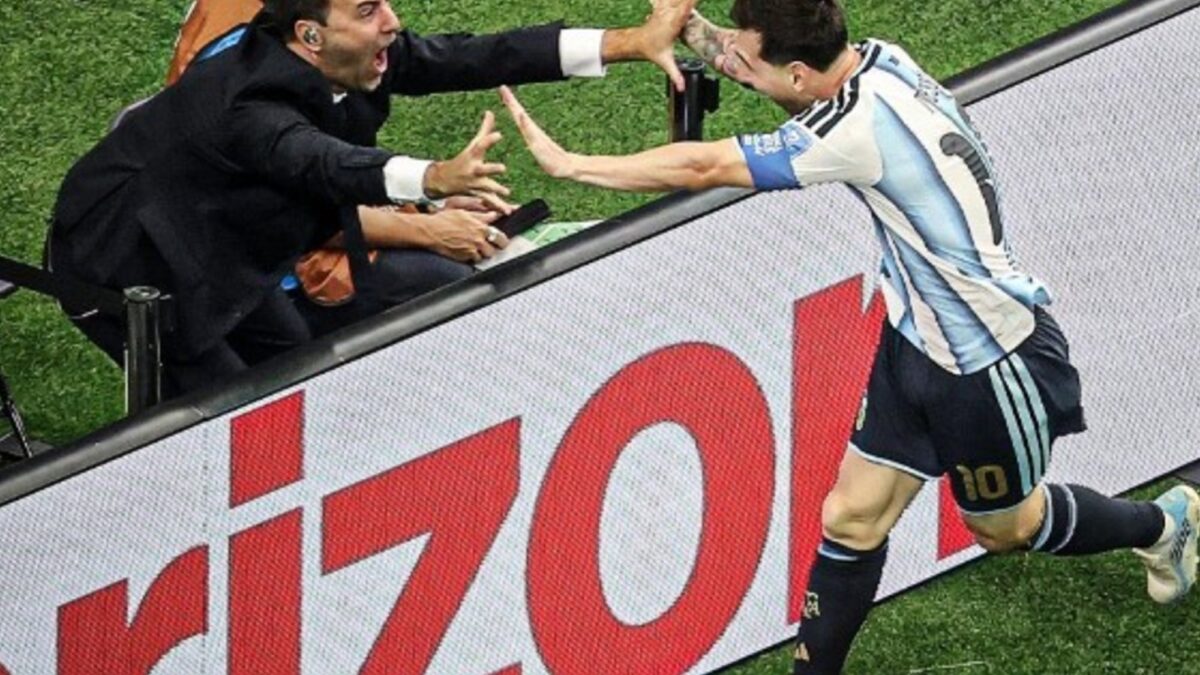 Joaquín Bruno festejó con Messi el histórico segundo gol del Mundial 2026