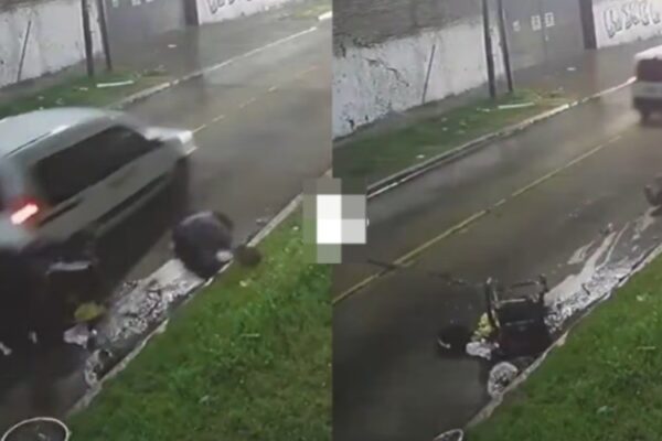 Camioneta atropelló a vendedor en silla de ruedas en La Tablada