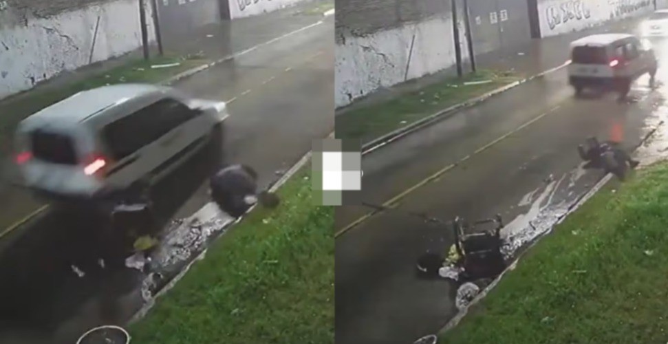 Camioneta atropelló a vendedor en silla de ruedas en La Tablada