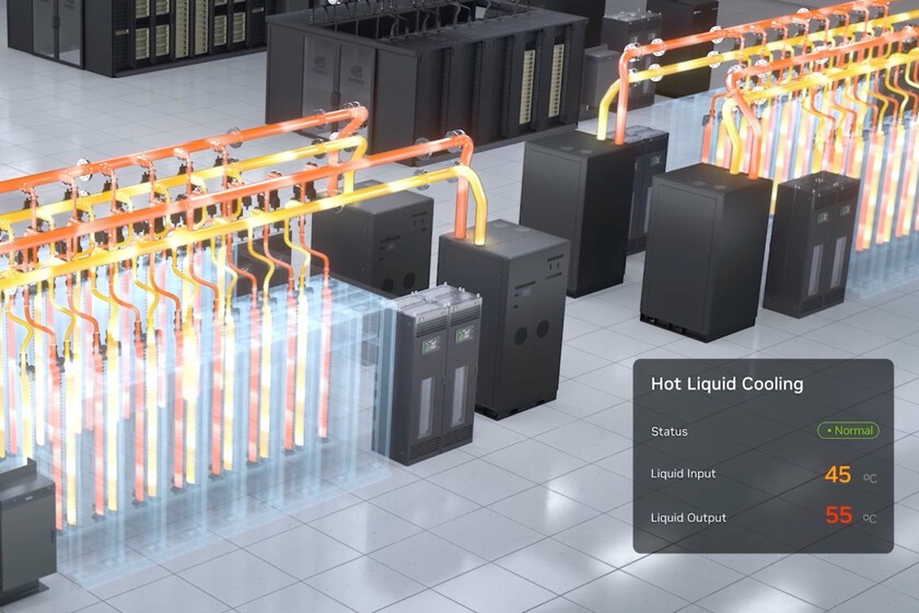 Nvidia propone usar agua caliente para reducir consumo en centros de datos