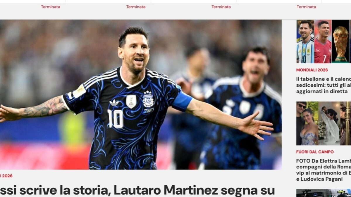 Messi rompe récord: medios mundiales elogian triunfo de Argentina