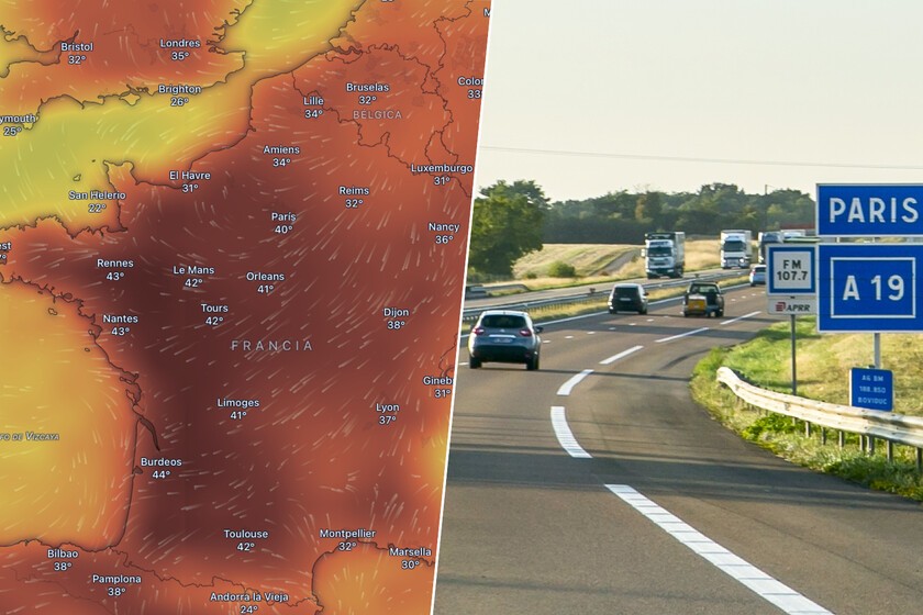 «Carreteras francesas se derriten por calor extremo: seis kilómetros afectados»