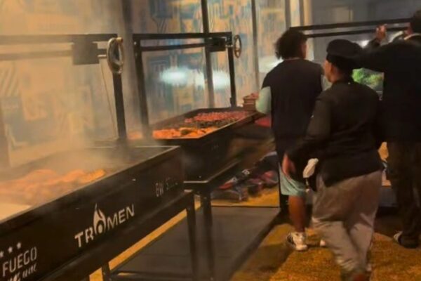 Tormenta, alerta y asado en concentración de la Selección