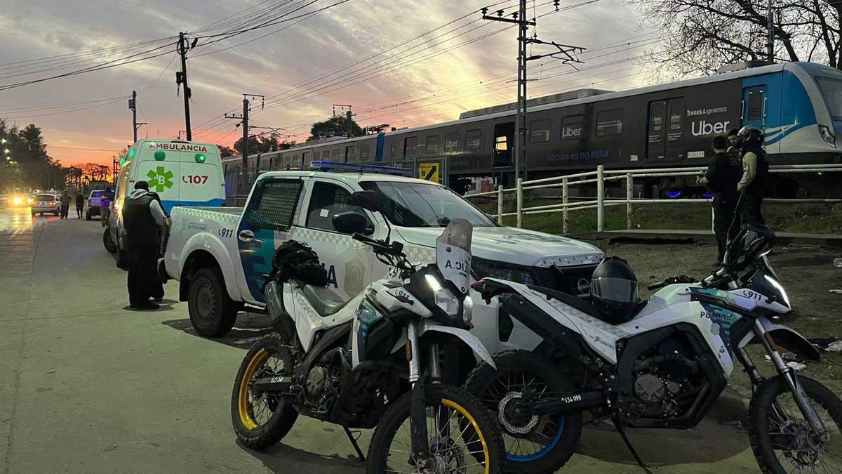 Un hombre muere arrollado por tren Roca en Almirante Brown
