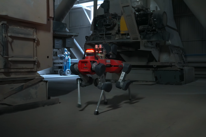 Cementera suiza usa perro-robot para inspeccionar zonas peligrosas