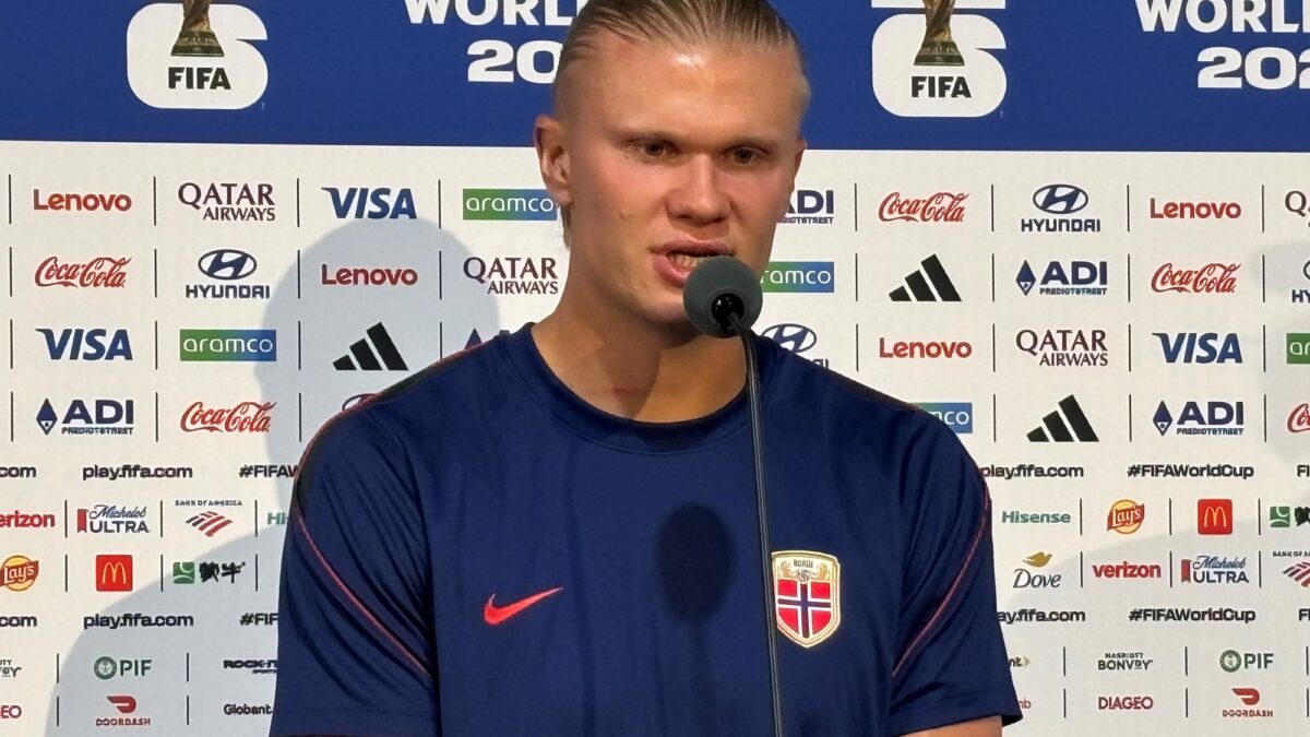 Haaland declaró que Francia ganará Mundial: «No me importa su juego»