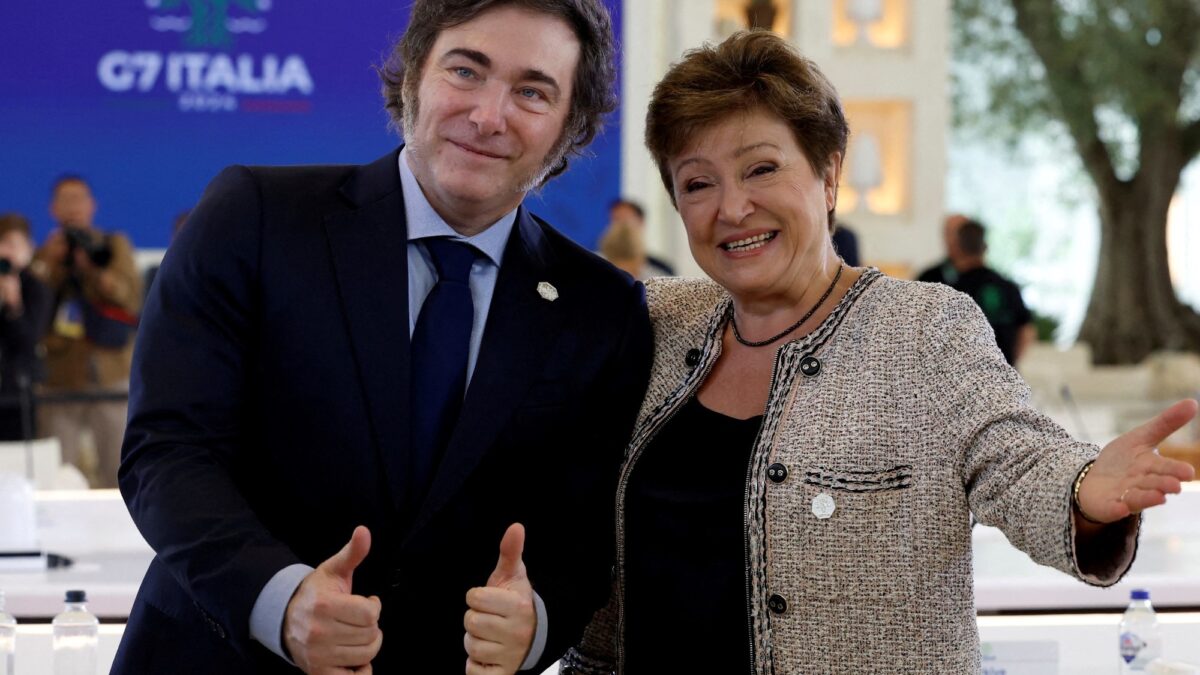 Milei se reúne con Georgieva en medio del conflicto con Brasil