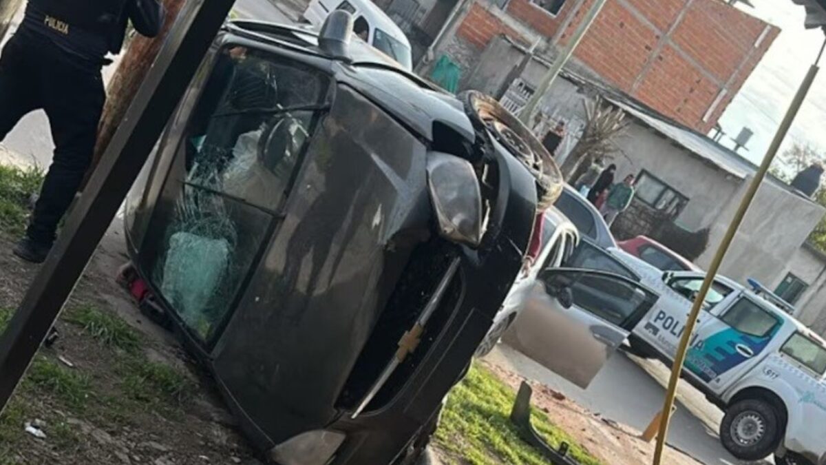 Persecución policial termina en vuelco fatal en La Matanza