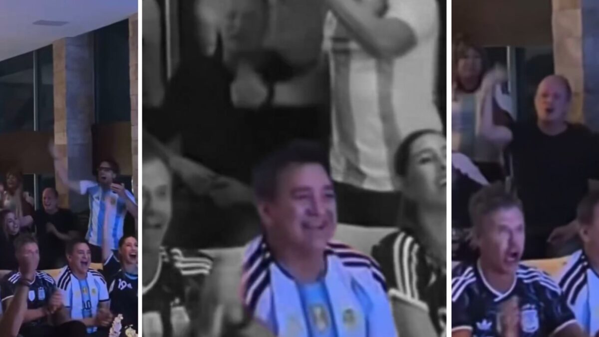Insaurralde vio el partido del Mundial con hermano de juez investigador