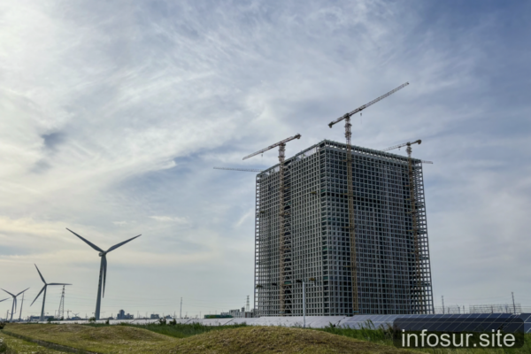 En Rudong, una batería gigante utiliza la gravedad para almacenar energía renovable