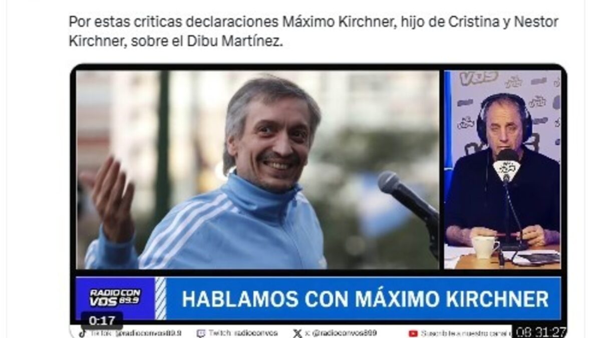 Trolls difundieron fake news sobre Máximo Kirchner y el reclamo por las Malvinas en la previa del Mundial