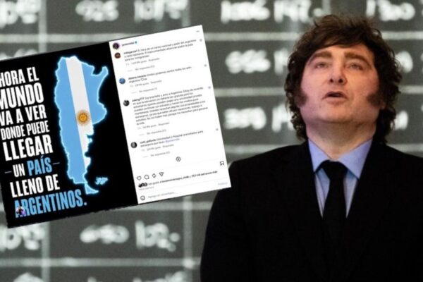 Milei criticó el "odio" hacia Argentina tras la derrota en el Mundial y llamó a expulsar a extranjeros que usan el sistema público.