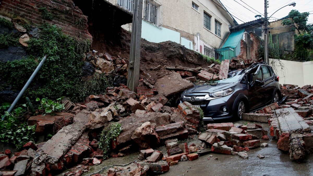 Temporal devastador azota Chile: ya son cuatro los muertos y hay alerta roja en Valparaíso