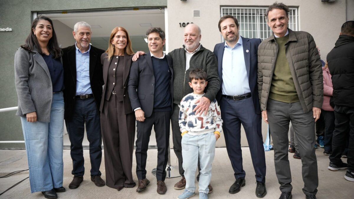Kicillof y Sierra inauguran centro de cuidado familiar en Gerli