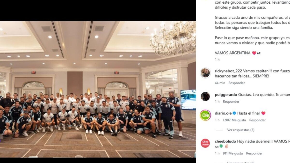 Messi despidió su etapa con un mensaje emotivo antes de la final contra España
