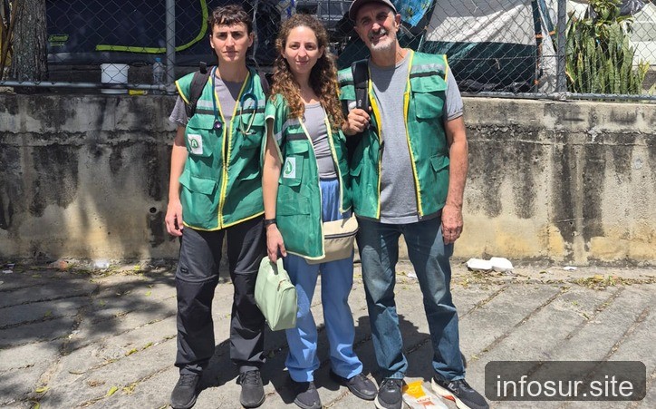Tres médicos de La Plata asisten en Venezuela tras doble terremoto de junio