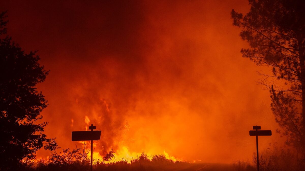 Incendios destruyen 100 casas y evacúan a 40.000 en Francia