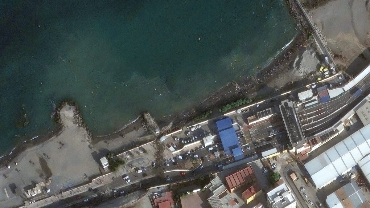 Fotos satelitales revelan el caos de la masiva entrada de migrantes en Ceuta