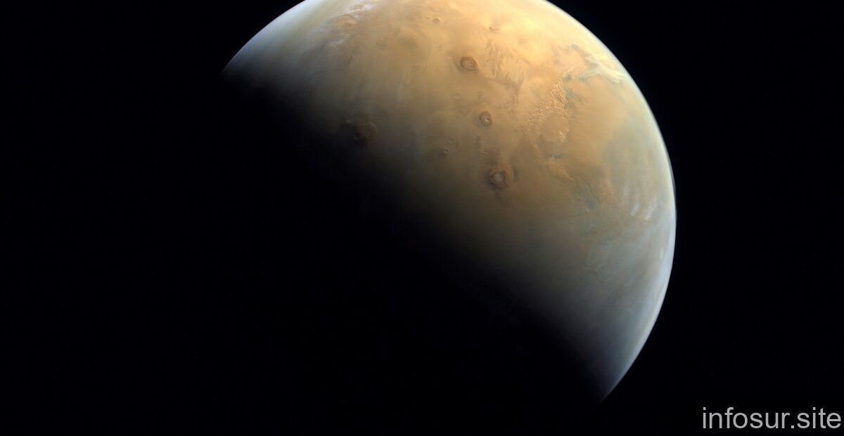 Nave espacial capturó timelapse de Marte durante su sobrevuelo