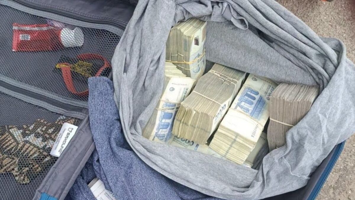 Detenido por encontrar mochila con 90 millones en La Pampa