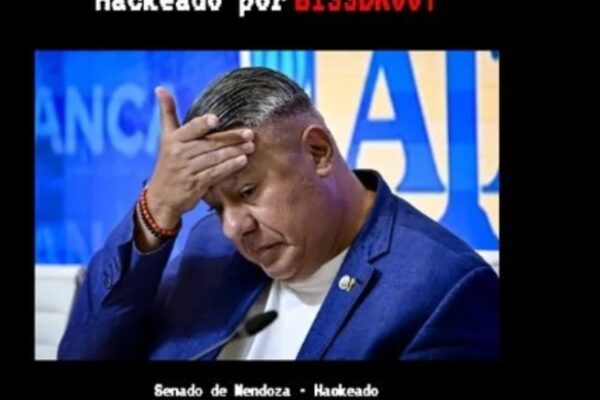 Hackeo en el Senado de Mendoza: página fue reemplazada por foto de Chiqui Tapia