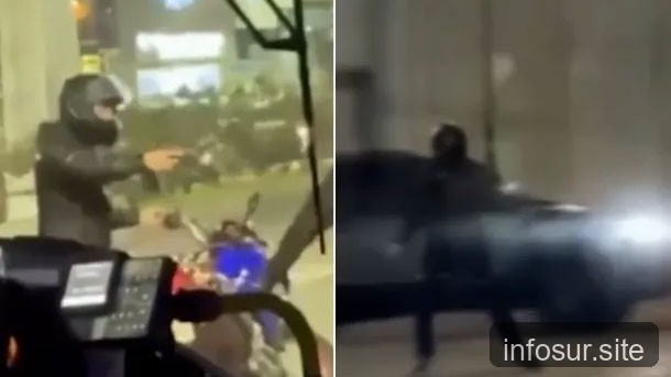 Tiros y motochorros en un intento de robo en Lanús