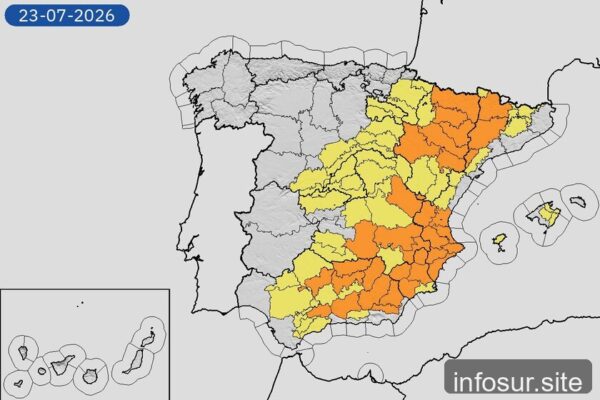 44ºC en puntos de España: la tercera ola de calor pone en alerta a la Península