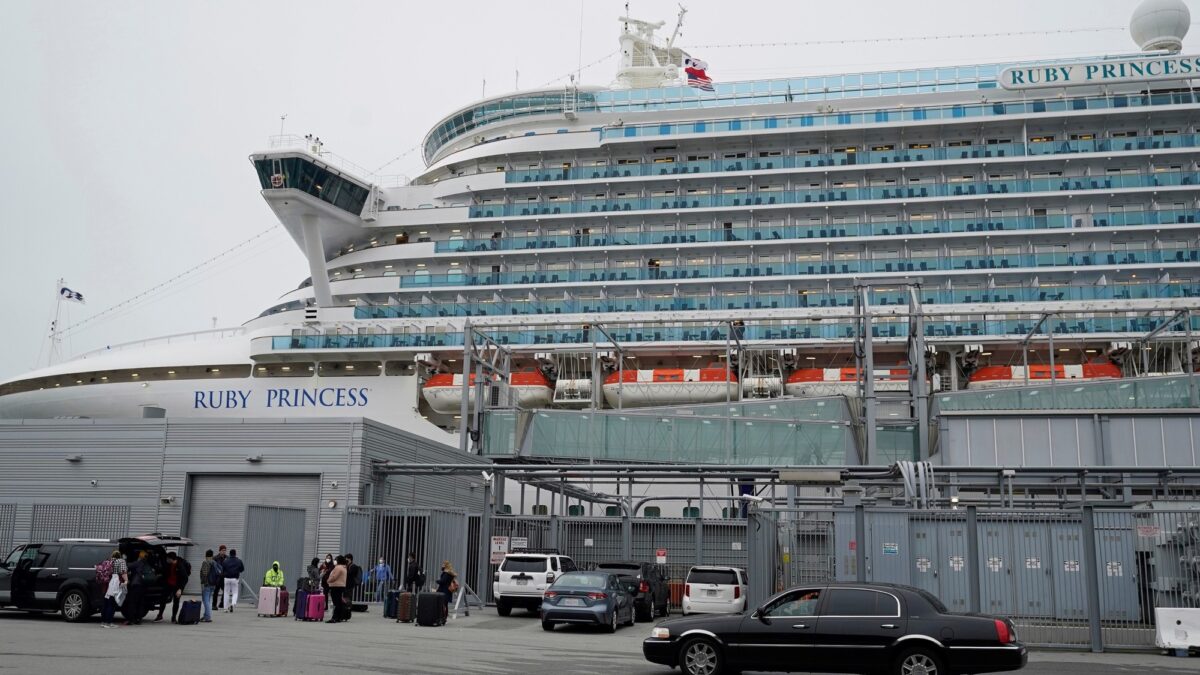 Norovirus infecta a 125 en el crucero Ruby Princess tras un viaje de 20 días