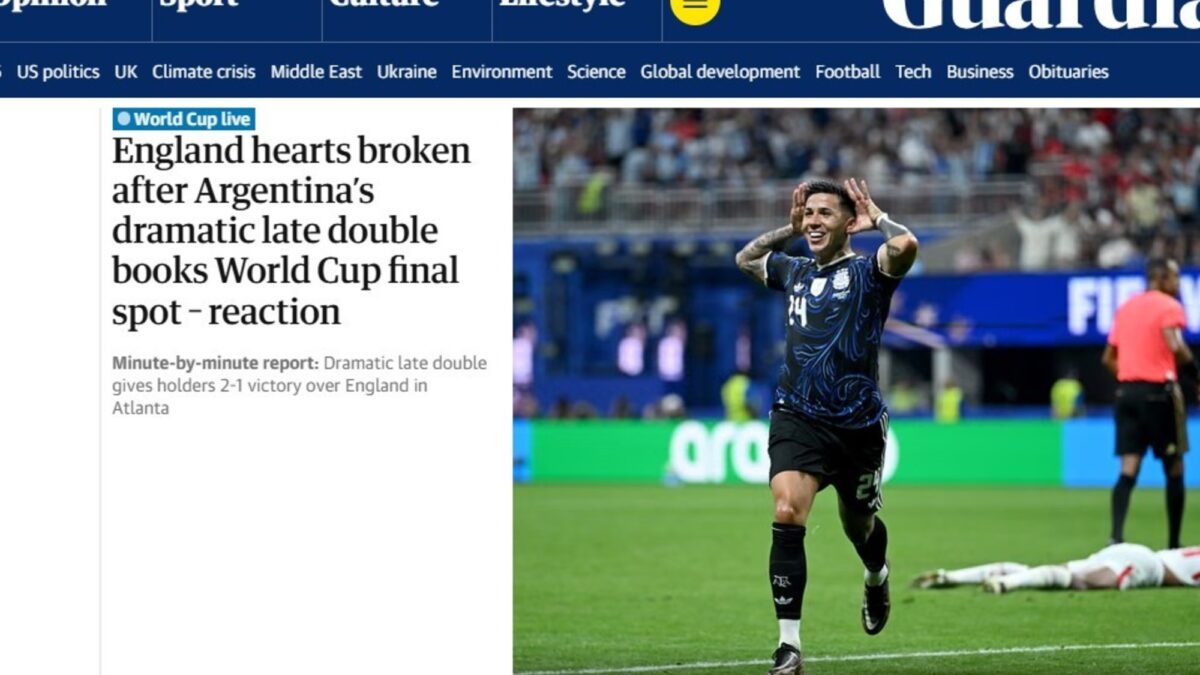 Corazones rotos: así vieron los medios británicos la remontada argentina