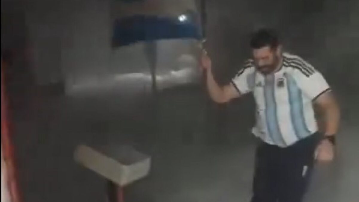 Docente antártico celebra triunfo de la Selección en temperaturas extremas