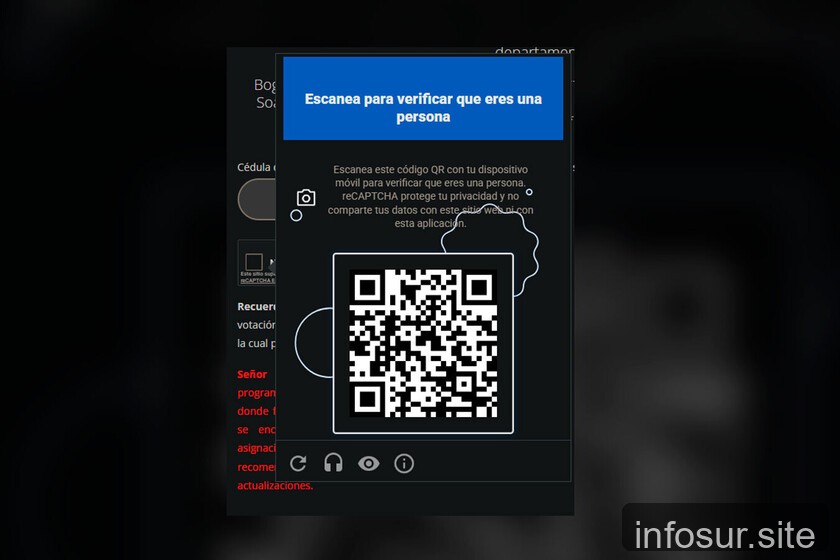 El nuevo reCAPTCHA exige escanear cód nadie es un robot