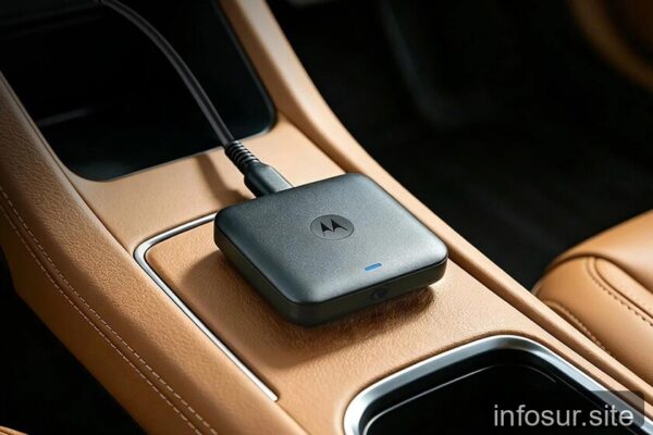 Motorola lanza adaptador inalámbrico para Android Auto con sello de Google