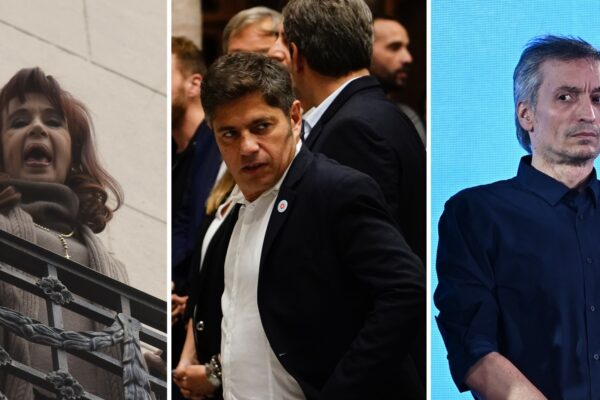 Cristina y Máximo Kirchner confrontan a Axel Kicillof en el seno del peronismo