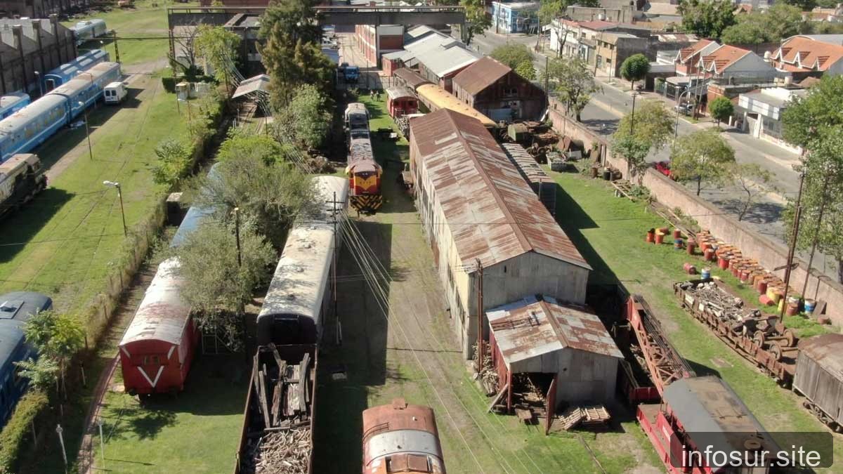 Ferroclub de Escalada recibió el tren presidencial OF3 tras su retiro de Tecnópolis