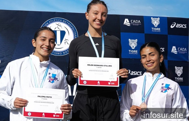 Helen Bernard Stilling conquistó cuatro oros y récords en Nacional U23