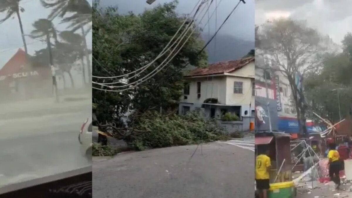 Temporal en Brasil: cinco muertos y daños en Río y San Pablo
