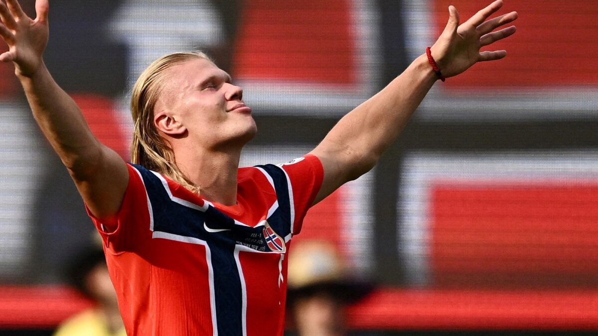 Haaland lideró la victoria de Noruega y eliminó a Brasil en octavos del Mundial