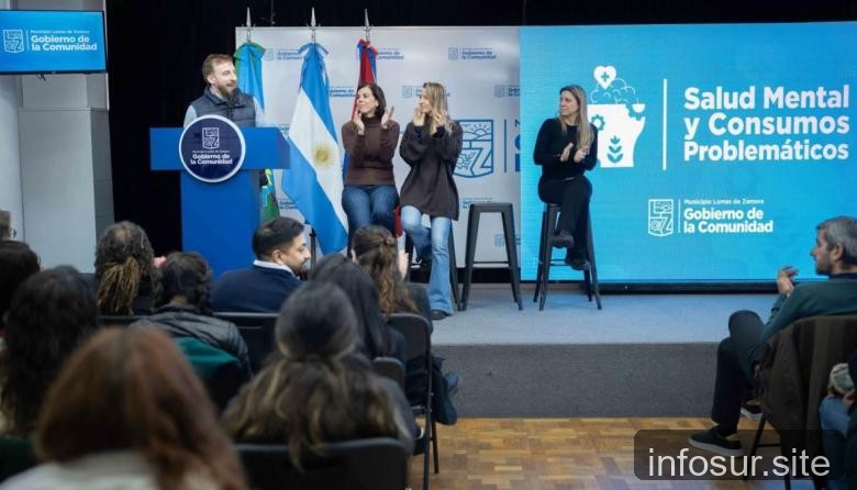 Otermín lanzó programa de Salud Mental y Consumos en Lomas de Zamora